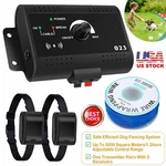 Electric Fencing System For 2 Dogs Waterproof Containment Training Collars. Fixed Price $42.99.