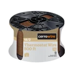 Thermostat 500 Ft. 18/2 Brown Solid Copper CL2R Cerrowire Electrical Wiring. Fixed Price $74.10.