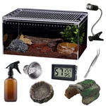 Sanosy Reptile Terrarium - Amphibian Tank Starter Kit, Eco Rainforest Feeding.... Fixed Price $78.66.