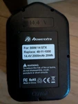Powerextra 14.4V 2000MAH Ni-cd Replacement Battery Compatible With P/n 48-11-100. Fixed Price $20.00.