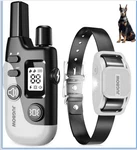 Jugbow IPX8 Waterproof Remote Dog Training Collar, Vibration, Adjustable, Black. Fixed Price $23.99.
