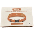 Aweec 2 1 Smart Gps Wireless Fence And Dog Training Collar Orange Open Box. Fixed Price $191.99.