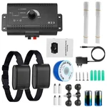 Underground Electric Fence Pet Containment System Shock Collars For 2 Dogs. Fixed Price $47.13.