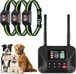 Wireless Fence System For 3 Dogs 2.4GHZ Waterproof Rechargeable. Fixed Price $229.99.