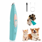 Eofritt Dog Paw Trimmer With Led Light, Electric Clippers For Small, Blue. Fixed Price $11.94.