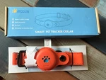 New Modus Smart Pet Tracker Collar M-249 8-18" Orange Apples No Fees. Fixed Price $35.00.