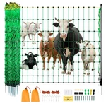 Vevor Electric Netting Fence Kit Sheep Fencing 42"H X 164'L With Posts Spikes. Fixed Price $149.99.