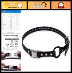 3/4" Quick Snap Bungee Dog Training Collar Strap Trim-to-fit 33" Biothane, Bla. Fixed Price $36.99.