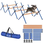 4 Pieces Dog Agility Equipment,with Adjustable Height Jump Bars And Carry Bag. Fixed Price $42.59.