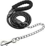 Btinesful 6FT Chewproof Dog Leash, Strong Nylon Rope With Feet, Black. Fixed Price $18.99.