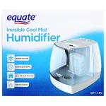 Equate EQ2109-UL Invisible Cool Mist Humidifier, Filter Included, 1.1 Gallon. Fixed Price $40.90.