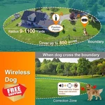 Htcuto X3 Wireless Dog Fence 3500FT, Training Collar, Rechargeable Battery. Fixed Price $209.99.