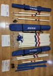Dog Agility Training Equipment Bar Jump Ring And 12 Weave Poles. Fixed Price $169.00.