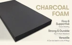 Foamtouch Variety Sizes Of Charcoal High Density Upholstery Cushion Sheets. Fixed Price $43.99.