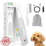 Papmini Dog Paw Trimmer, Led Light, Low Noise, Rechargeable. Fixed Price $27.99.