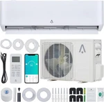 9000 Btu Mini Split Ac Heating System Wi-fi Enabled Ductless Inverter 115V White. Fixed Price $634.41.