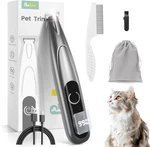 Papmini Dog Grooming Kit With Led Display, 35DB Ultra-low Noise Paw Trimmer,. Fixed Price $21.88.