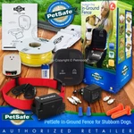 Petsafe Stubborn Dog In-ground Fence Transmitter And Collar System PIG00-10777. Fixed Price $244.99.