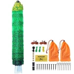Electric Fence Netting, 42 (h) X 164 Ft (l), Pe Fencing With Posts & Doub. Fixed Price $267.48.