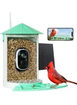 Birdkiss Smart Feeder With Camera Solar, Auto Capture Videos & Motion. Fixed Price $59.99.