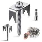 Elaraberry 300 Pcs Fence Staples 304 Stainless Steel 1.75 Inch, Reusable Wire.... Fixed Price $110.63.