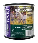 Dare 250M White Poly Wire Electric Fence Roll. Fixed Price $52.62.