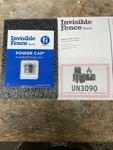 Invisible Fence Dog Collar Battery Power Cap New Pack. Fixed Price $21.50.