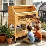 Large Chicken Brooder Box For With Wheels Starter Kit Indoor. Fixed Price $186.32.