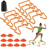 Agility Hurdles Training Equipment - 10 Speed And Soccer Cones With. Fixed Price $59.80.