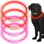Frienda 4 Pcs Dog Collar Led Usb Rechargeable Lights For Night Safety. Fixed Price $26.98.