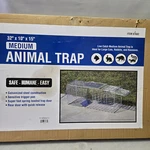Live Animal Trap Humane 32"X10"X15" Raccoon Opossum Cat Pest Control. Fixed Price $29.95.